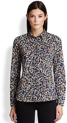 Burberry Floral Button-Front Shirt