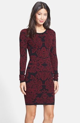 Nordstrom FELICITY & COCO Jacquard Knit Body-Con Dress Exclusive)