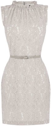 Oasis High neck lace dress