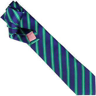 Thomas Pink Ford Stripe Woven Tie, Navy/Green