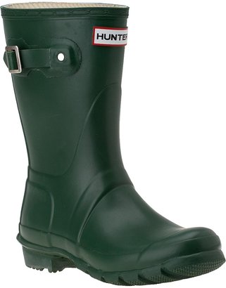 Hunter Short Black Rain Boot