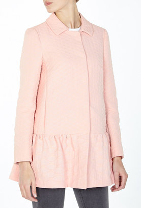 RED Valentino Pale Pink Jaquard Coat