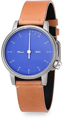 Miansai M24 Leather Strap Watch
