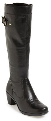 Naturalizer 'Elaine' Leather Tall Boot (Wide Calf) (Women)