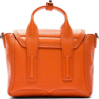 3.1 Phillip Lim Persimmon Textured Leather Pashli Mini Bag