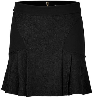 Juicy Couture Bonded Lace Skirt in Black