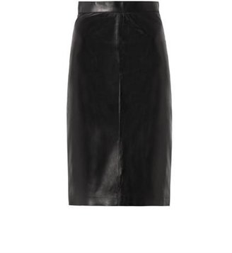 Givenchy Zip-back leather pencil skirt