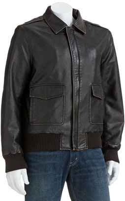 Dockers faux-leather bomber jacket - men