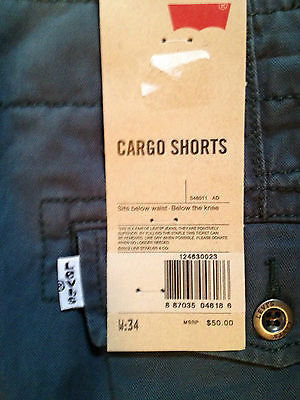 Levi's 6 Pocket Cargo Shorts BNWT