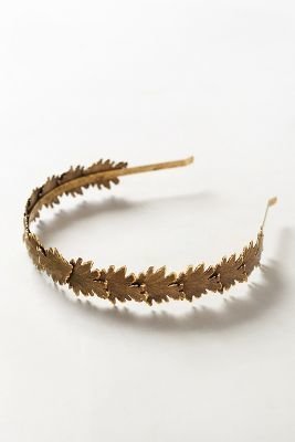 Anthropologie Harlequin Leaves Headband