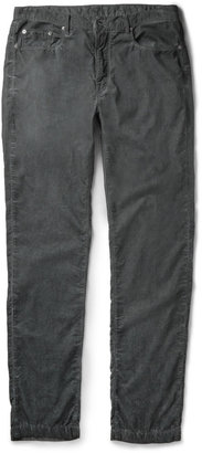 Massimo Alba Slim-Fit Garment-Dyed Corduroy Trousers