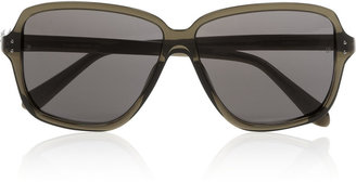 Linda Farrow Square-frame acetate sunglasses