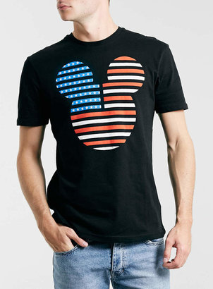 Topman America Mickey Mouse T-Shirt