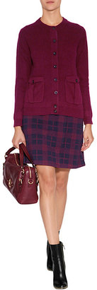 Marc by Marc Jacobs Cashmere Cardigan in Madder Carmine