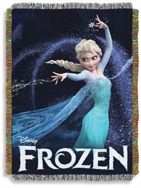 Disney Frozen Queen of Ice Tapestry Throw