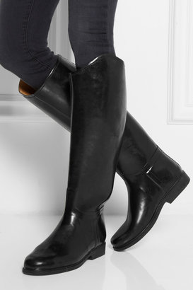 Le Chameau Alezan leather-lined rubber riding boots