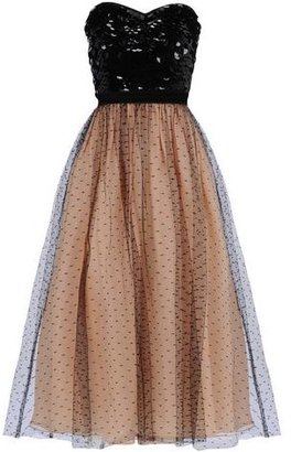 RED Valentino Sequin and point d'esprit dress