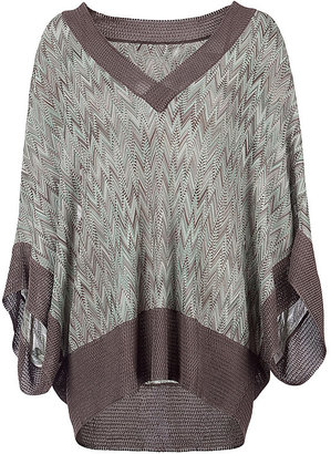 Missoni Mint Bi-Color Knitted Top
