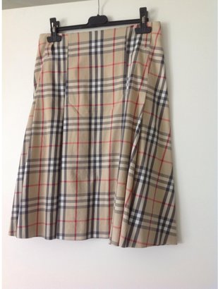 Burberry Multicolour Cotton Skirt