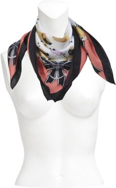 DSquared 1090 DSQUARED 70x70 Mermaid silk scarf