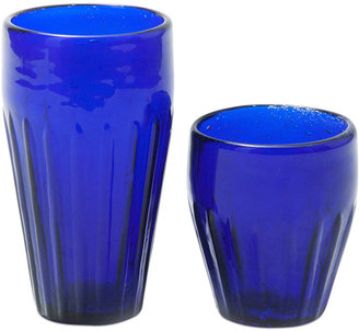 CLOSEOUT! Prima Design Rustic Cobalt Highball or Double Old-Fashioned Glass
