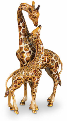 Jay Strongwater Mother & Baby Giraffe Figure