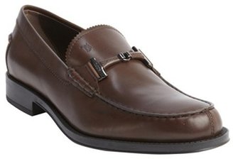 Tod's brown leather horsebit loafers