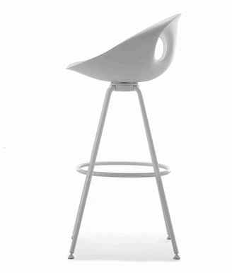 Houseology Tonon Up Chair Fixed Stool - White Legs - Sand
