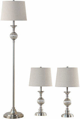 JCPenney Home 3 PC Mercury Glass Lamp Set