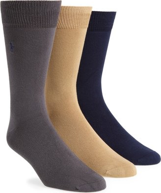 Polo Ralph Lauren Assorted 3-Pack Supersoft Socks
