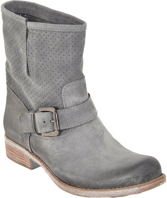 Barneys New York Perforated Moto Ankle Boots