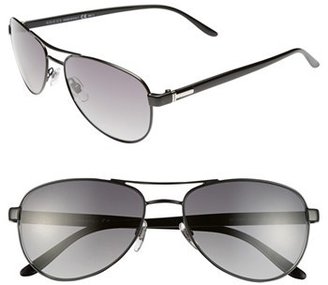 Gucci 58mm Aviator Sunglasses