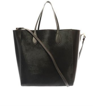 Rochas Calf-hair and leather tote