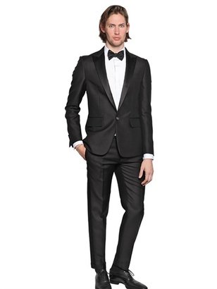 DSquared 1090 Dsquared - Beverly Hills Wool & Textured Silk Suit
