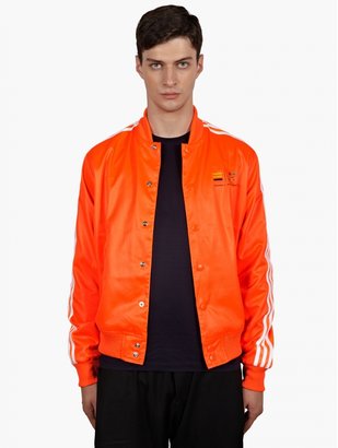 adidas X Pharrell Orange Satin Superstar Track Jacket