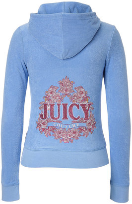 Juicy Couture Crystal Embellished Classic Hoodie