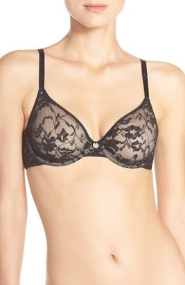 DKNY 'Signature Lace' Unlined Underwire Demi Bra (Online Only)