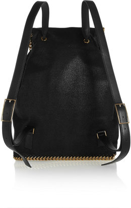 Stella McCartney The Falabella faux brushed-leather backpack