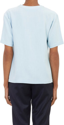 Thakoon Twill Zip-Shoulder T-shirt