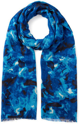 Whistles Marble Smudge Print Scarf