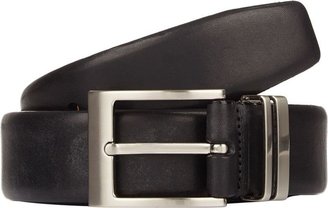 Barneys New York Leather Belt-Black