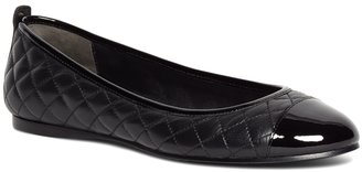Brooks Brothers Quilted Calfskin Captoe Flats