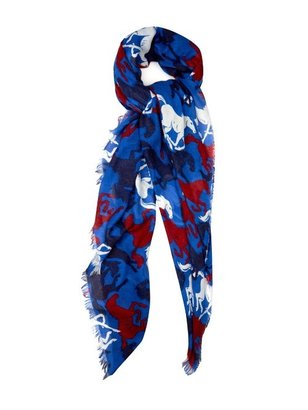 Stella McCartney Horse-print scarf