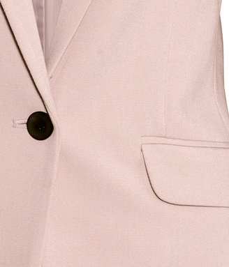 H&M Jacket with Puff Sleeves - Black - Ladies