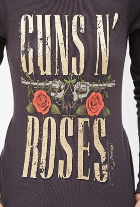 Forever 21 Guns N Roses Thermal Top
