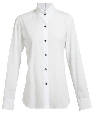 Ann Demeulemeester Rear Tie Detail Cotton Shirt