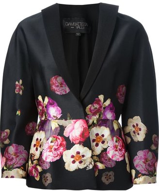 Giambattista Valli cropped floral jacket
