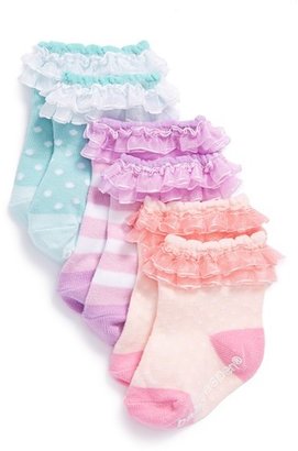 Baby Aspen 'Baby Cakes' Socks (3-Pack) (Baby Girls)