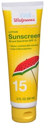 Walgreens Sunscreen Lotion, SPF 15