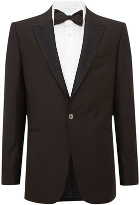 Simon Carter Men's Dinner suit jacket with contrast jacquard lapel